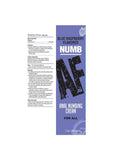 Numb AF Anal Numbing Flavored Cream 1.5oz - Blue Raspberry