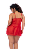 Surreal Ruby Passion Babydoll PlusX
