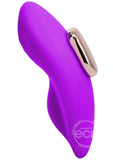 In a Bag Silicone Rechargeable Magnetic Panty Vibe with Remote - Purple