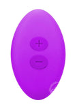 In a Bag Silicone Rechargeable Magnetic Panty Vibe with Remote - Purple