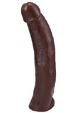 Signature Cocks Ultraskyn Brickzilla Dildo with Removable Suction Cup 13in - Chocolate