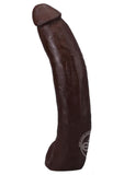 Signature Cocks Ultraskyn Dredd Dildo with Removable Suction Cup 13.5in - Chocolate