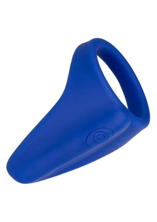 Admiral Liquid Rechargeable Silicone Vibrating Perineum Massager & Cock Ring - Blue