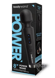 Bodywand Power Wand Rechargeable Silicone Wand Massager 8in - Black