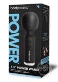 Bodywand Power Wand Rechargeable Silicone Wand Massager 4.5in - Black