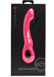 Nu Sensuelle Rhapsody Rechargeable Silicone Single Tapping Vibrator with Clitoral Stimulation - Deep Pink