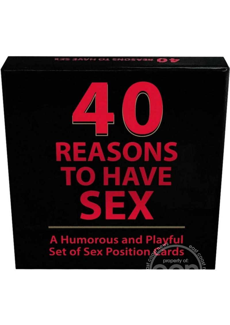 40 Reasons to Have Sex Couples Card Game