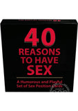 40 Reasons to Have Sex Couples Card Game