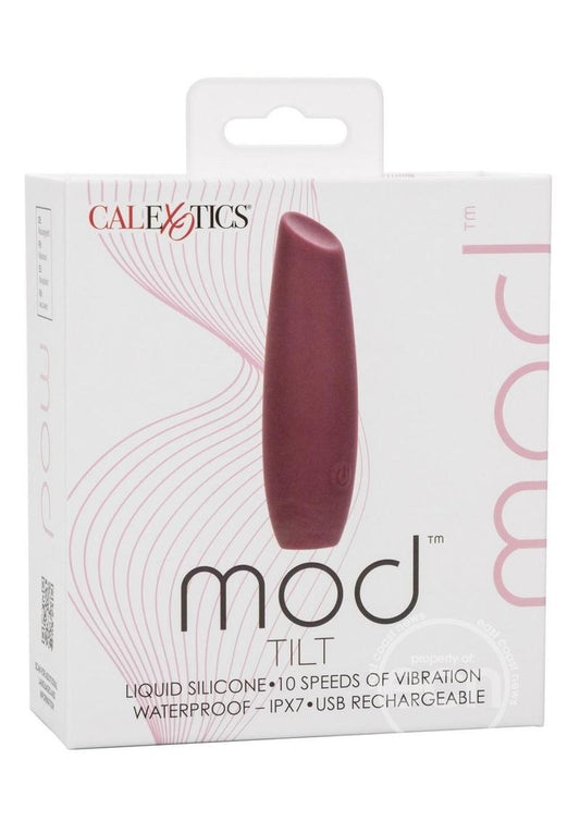 Mod Tilt Rechargeable Silicone Bullet - Pink