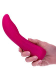 Gem Vibe Collection Glider Rechargeable Silicone G-Spot Vibrator - Pink