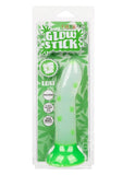 Glow Stick Leaf Silicone Glow in the Dark Dildo with Suction Base - Green