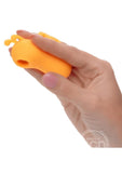 Neon Vibes The Buzzing Vibe Rechargeable Silicone Finger Vibrator - Orange
