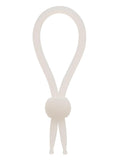 Alpha Liquid Silicone Lasso Cock Tie - Natural White