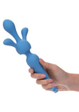 Couture Collection Rechargeable Silicone Body Wand Kit - Blue