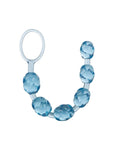 Swirl Pleasure Anal Beads -Blue