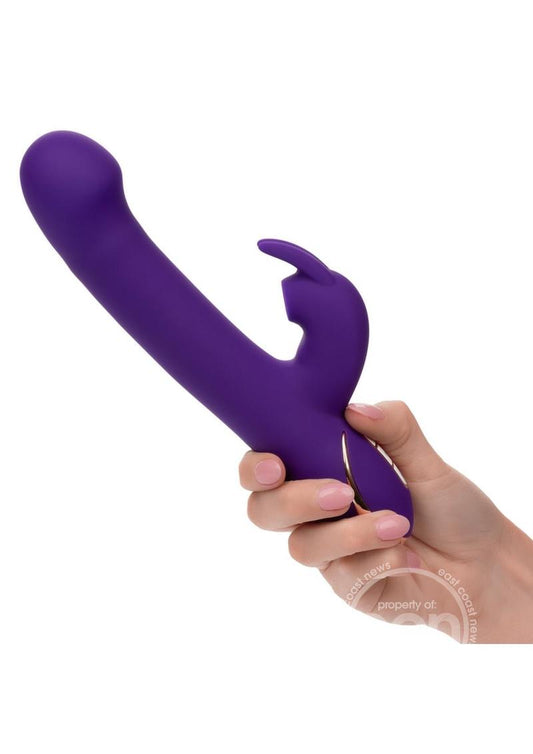 Jack Rabbit Signature Rechargeable Silicone Suction Rabbit Vibrator - Purple