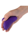 Envy Handheld Rolling Ball Silicone Rechargeable Massager - Purple