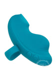 Envy Handheld Suction Rechargeable Silicone Massager - Blue