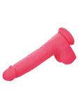 Rechargeable Rumbling & Thrusting Silicone Studs - Pink