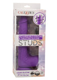 Rechargeable Gyrating & Thrusting Silicone Studs - Purple