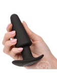 Rock Bottom Tapered Rechargeable Silicone Probe - Black