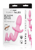 Whipsmart Play Tails Silicone Piggy Tail 3in - Pink(DISCONTINUED)