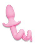 Whipsmart Play Tails Silicone Piggy Tail 3in - Pink