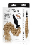 Whipsmart Silicone Plug 4in with Pony Tail - Blondie(DISCONTINUED)
