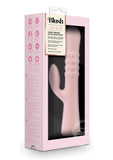 Blush Jaymie Rechargeable Silicone Rabbit Vibrator - Pink