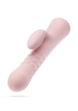 Blush Jaymie Rechargeable Silicone Rabbit Vibrator - Pink