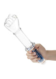 Glas Fist Double Ended Glass with Handle Grip 11in - Clear