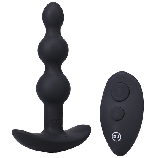 A-Play BEADED VIBE Rechargeable Silicone Anal Plug with Remote