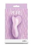 Pure Eden Rechargeable Silicone Vibrator - Purple