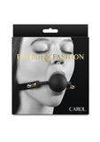Fetish & Fashion Carol Silicone Ball Gag - Blackfeti