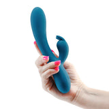 Inya Luv Bunny Rechargeable Silicone Rabbit Vibrator - Teal