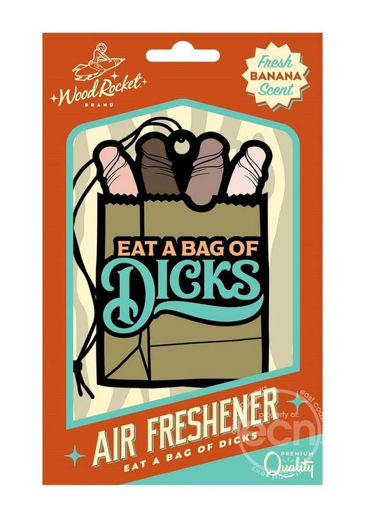 Eat a Bag of Dicks Air Freshener - Multicolor