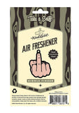 Middle Finger Air Freshener - Pink/Black