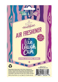 Live, Laugh, Cum Air Freshener - Multicolor