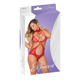 RED SEAMLESS TEDDY  OS