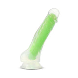 Blush Neo Elite Glow in the Dark Viper 7 in. Dual-Density Dildo - Neon Green