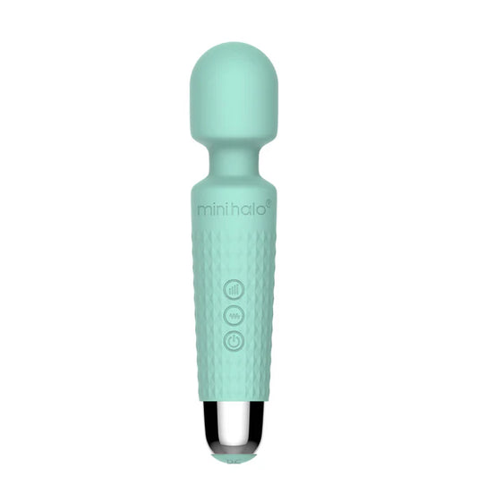 Mini Halo Wireless Wand 20X Silicone Minty Green