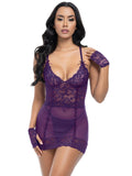 Antoinette Lace Babydoll Dress