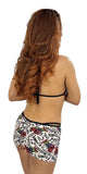 MINOR CREATIONS GRAFFITI LONG SKIRT SET WITH THONG
