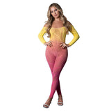 Magic Silk Seamless Long Sleeve Bodystocking One Size