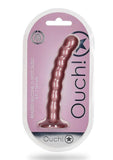 Shots Ouch! Beaded Silicone 6.5 in. G-Spot Dildo