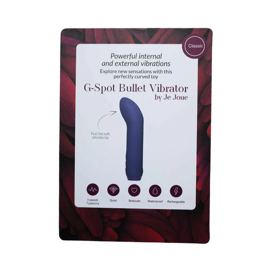 Je Joue G-Spot Bullet Vibrator Rechargeable Silicone Purple