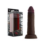 Shaft Model J: 6.5 in. Dual Density Silicone Dildo