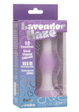 Lavender Haze Bulb Probe Silicone Rechargeable Anal Plug - Purple/White