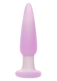 Lavender Haze Slender Probe Silicone Rechargeable Anal Plug - Purple/White