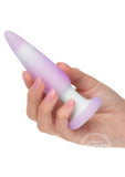 Lavender Haze Slender Probe Silicone Rechargeable Anal Plug - Purple/White